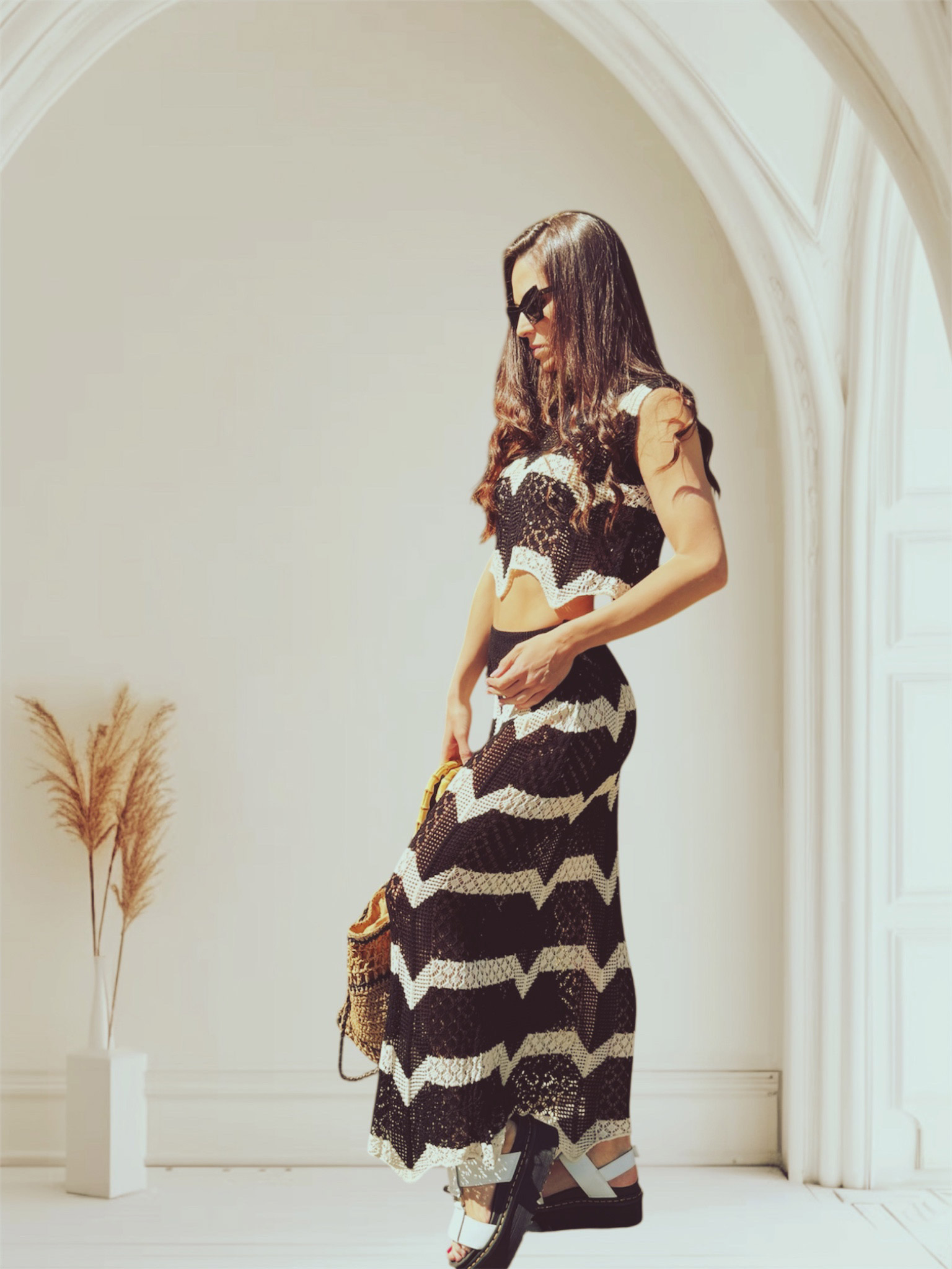 Boho Wave – háčkovaný set top & sukňa - Image 2
